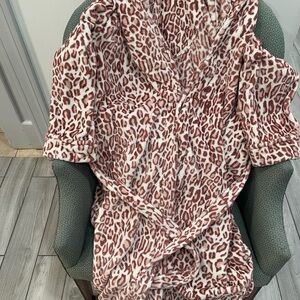 Jones New York Pink and Cream Patterned Jacket